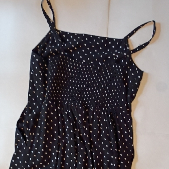 Old Navy Black and White Polka Dot Jumpsuit - Picture 3 of 4